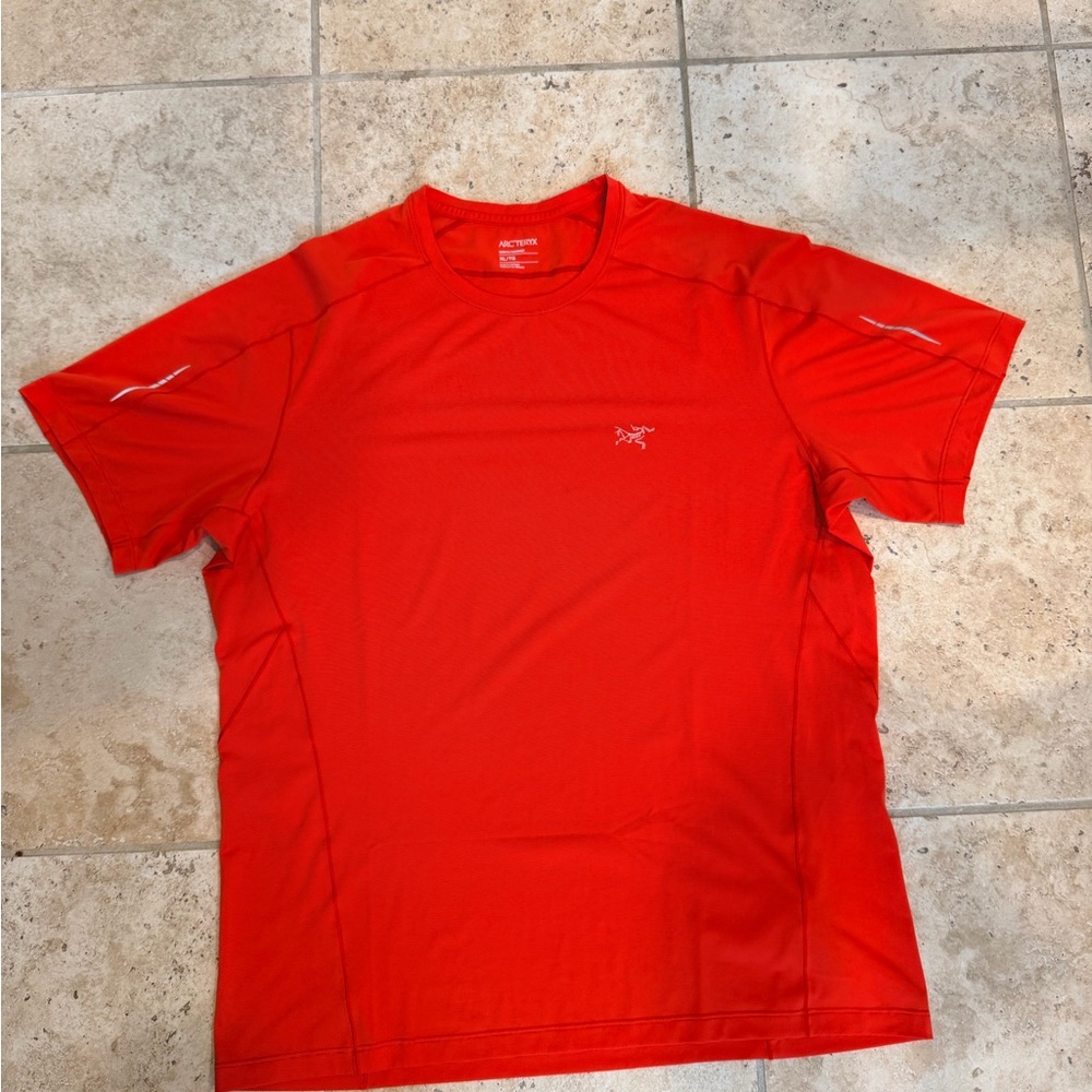 Arc'teryx Men's Red/orange Short Sleeve Performance Tee